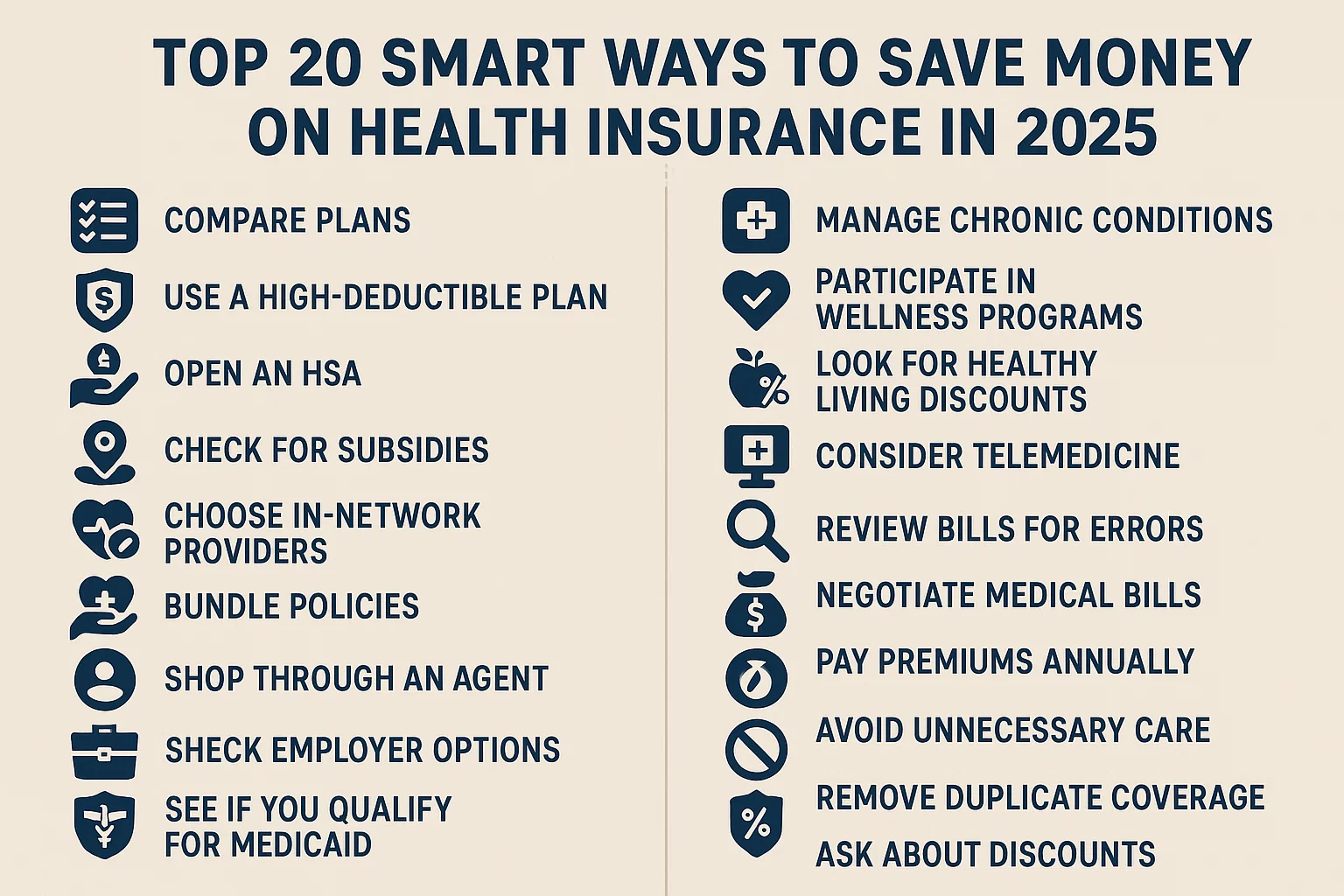 Top 20 Smart Ways to Save Money on Health Insurance in 2025 Thumbnail